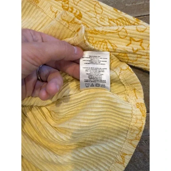 Disney Winnie the Pooh Yellow Ribbed Top & Leggings Set – Size 18‎ Months - Picture 5 of 12